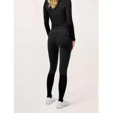 Leggings de equitación Equestrian Stockholm Premium para mujer Negro