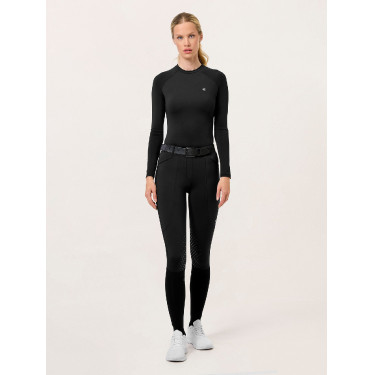 Leggings de equitación Equestrian Stockholm Premium para mujer Negro