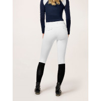Leggings de equitación Equestrian Stockholm Premium para mujer Blanco
