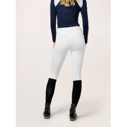Leggings de equitación Equestrian Stockholm Premium para mujer Blanco