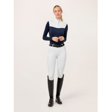 Leggings de equitación Equestrian Stockholm Premium para mujer Blanco