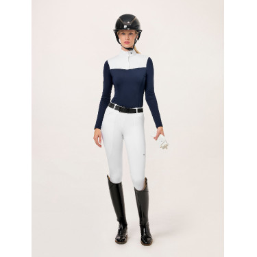 Leggings de equitación Equestrian Stockholm Premium para mujer Blanco