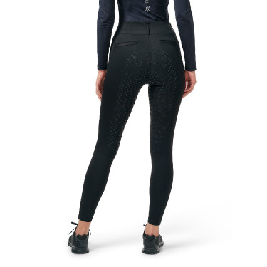 Legging de equitación Equestrian Stockholm Supreme para mujer Todo negro