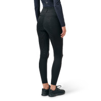 Legging de equitación Equestrian Stockholm Supreme para mujer Todo negro