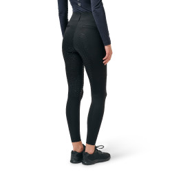 Legging de equitación Equestrian Stockholm Supreme para mujer Todo negro