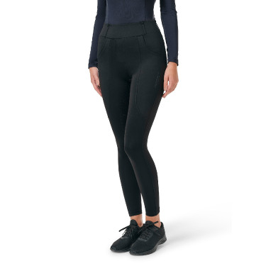 Legging de equitación Equestrian Stockholm Supreme para mujer Todo negro