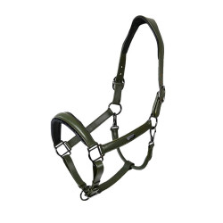 Cabezada de cuero Equestrian Stockholm anatómica brillante Valle impactante