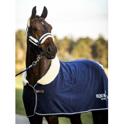 Cabezada y ramal Equestrian Stockholm con borreguillo Marino Azul marino