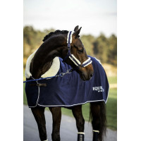 Cabezada y ramal Equestrian Stockholm con borreguillo Burdeos