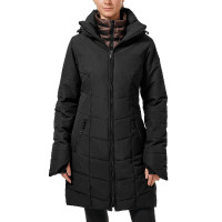 Abrigo de invierno largo Equestrian Stockholm Denali para mujer Moca moderna