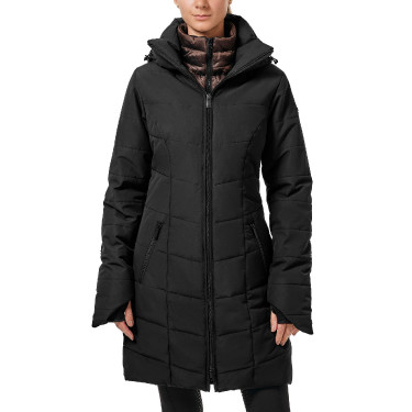 Abrigo de invierno largo Equestrian Stockholm Denali para mujer Moca moderna Abrigo de invierno largo Equestrian Stockholm Denali para mujer Moca moderna