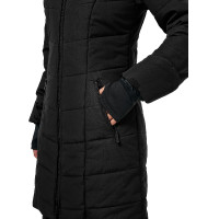 Abrigo de invierno largo Equestrian Stockholm Denali para mujer Moca moderna