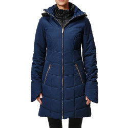 Abrigo de invierno largo Equestrian Stockholm Denali para mujer Rubor laguna
