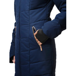 Abrigo de invierno largo Equestrian Stockholm Denali para mujer Rubor laguna