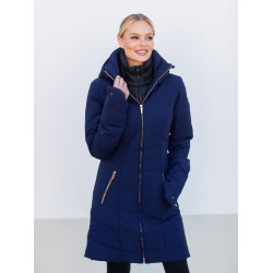 Abrigo de invierno largo Equestrian Stockholm Denali para mujer Rubor laguna
