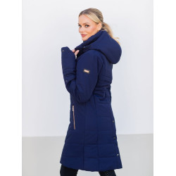 Abrigo de invierno largo Equestrian Stockholm Denali para mujer Rubor laguna