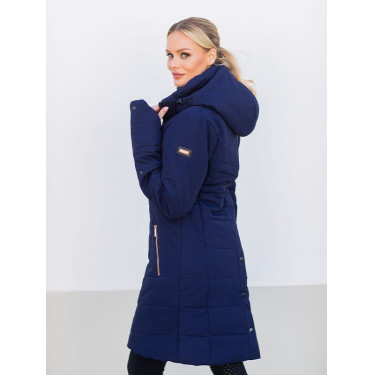 Abrigo de invierno largo Equestrian Stockholm Denali para mujer Rubor laguna