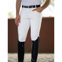 Pantalón de equitación Equestrian Stockholm Active hombre Blanco