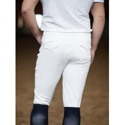Pantalón de equitación Equestrian Stockholm Active hombre Blanco