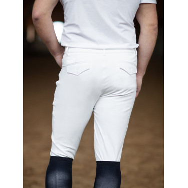 Pantalón de equitación Equestrian Stockholm Active hombre Blanco