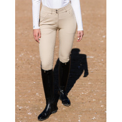 Pantalón de equitación Equestrian Stockholm Elite para mujer Beige
