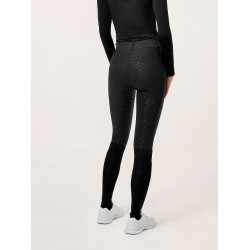 Pantalón de equitación Equestrian Stockholm Elite para mujer Edición negra Negro