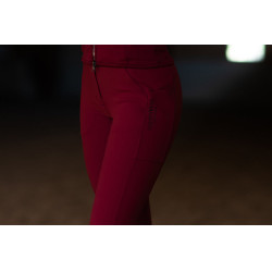 Pantalón de equitación Equestrian Stockholm Elite para mujer Burdeos Pantalón de equitación Equestrian Stockholm Elite para mujer Burdeos