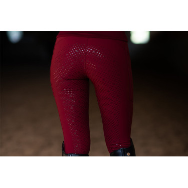 Pantalón de equitación Equestrian Stockholm Elite para mujer Burdeos Pantalón de equitación Equestrian Stockholm Elite para mujer Burdeos