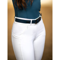 Pantalón de equitación Equestrian Stockholm Elite para mujer Blanco perfección
