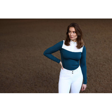 Pantalón de equitación Equestrian Stockholm Elite para mujer Blanco perfección Pantalón de equitación Equestrian Stockholm Elite para mujer Blanco perfección