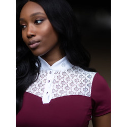 Polo de concurso Equestrian Stockholm Champion para mujer Burdeos Polo de concurso Equestrian Stockholm Champion para mujer Burdeos