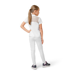 Polo de concurso Equestrian Stockholm Crystal Champion Young Rider Blanco Polo de concurso Equestrian Stockholm Crystal Champion Young Rider Blanco