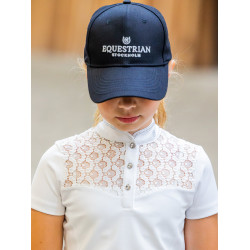Polo de concurso Equestrian Stockholm Crystal Champion Young Rider Blanco Polo de concurso Equestrian Stockholm Crystal Champion Young Rider Blanco
