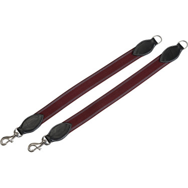 Gomas para pechopetral Eric Thomas Pro Negro / burdeos