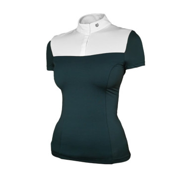 Polo de concurso Equestrian Stockholm Fine Line mujer manga corta Lunes dramático