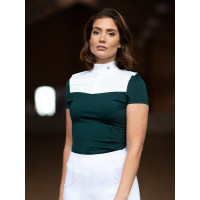 Polo de concurso Equestrian Stockholm Fine Line mujer manga corta Lunes dramático