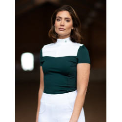 Polo de concurso Equestrian Stockholm Fine Line mujer manga corta Lunes dramático