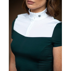 Polo de concurso Equestrian Stockholm Fine Line mujer manga corta Lunes dramático