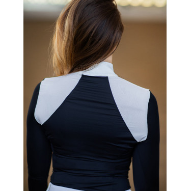 Polo de competición de manga larga Equestrian Stockholm refined para mujer Marino Azul marino Polo de competición de manga larga Equestrian Stockholm refined para mujer Marino Azul marino