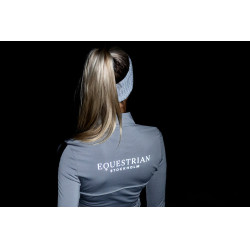 Polo de manga larga Equestrian Stockholm Reflective Power para mujer Negro luminoso