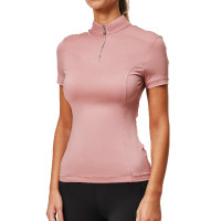 Polo UV Protection Equestrian Stockholm de manga corta para mujer Rosa