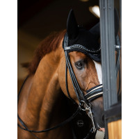 Protector de muserola Equestrian Stockholm Negro