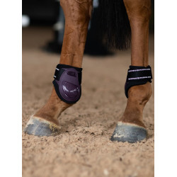 Protectores de menudillo Equestrian Stockholm anatómicos Negro cuervo