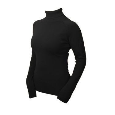 Jersey de cuello alto de punto Equestrian Stockholm para mujer Edición negra Negro Jersey de cuello alto de punto Equestrian Stockholm para mujer Edición negra Negro