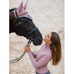 Jersey de cuello alto de punto Equestrian Stockholm para mujer Rosa