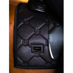 Mantilla de doma Equestrian Stockholm Todo negro brillante Mantilla de doma Equestrian Stockholm Todo negro brillante