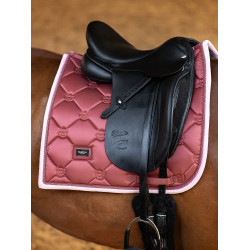 Mantilla de doma Equestrian Stockholm Rosa ámbar Blanco