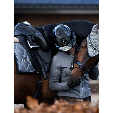 Mantilla de doma Equestrian Stockholm Gris cristal