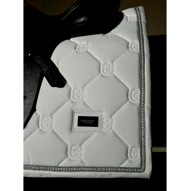 Mantilla de doma Equestrian Stockholm Blanco brillante