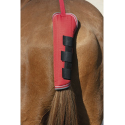 Protector de cola Equi-Theme 1200 D Rojo  / gris